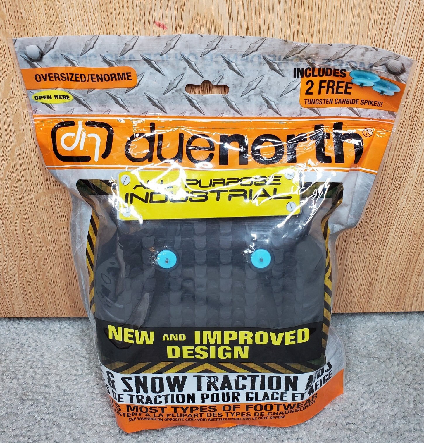 NEW Due North Oversized Industrial Ice & Snow Traction Cleats Size 13 Plus