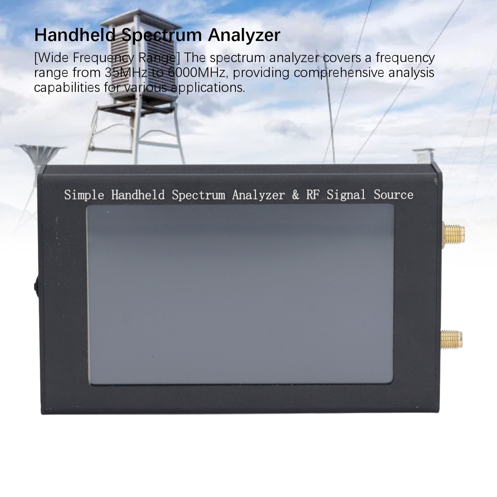 Handheld Spectrum Analyzer Portable Reliable Signal Generator For RF Testing