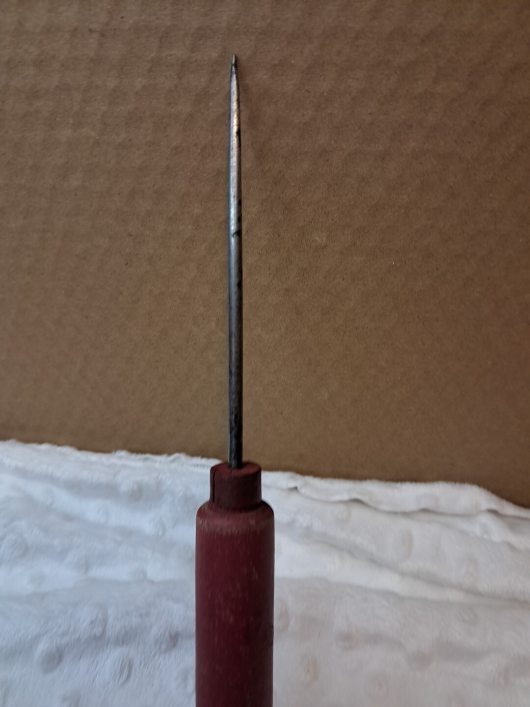 Wooden Handle Ice Pic Vintage