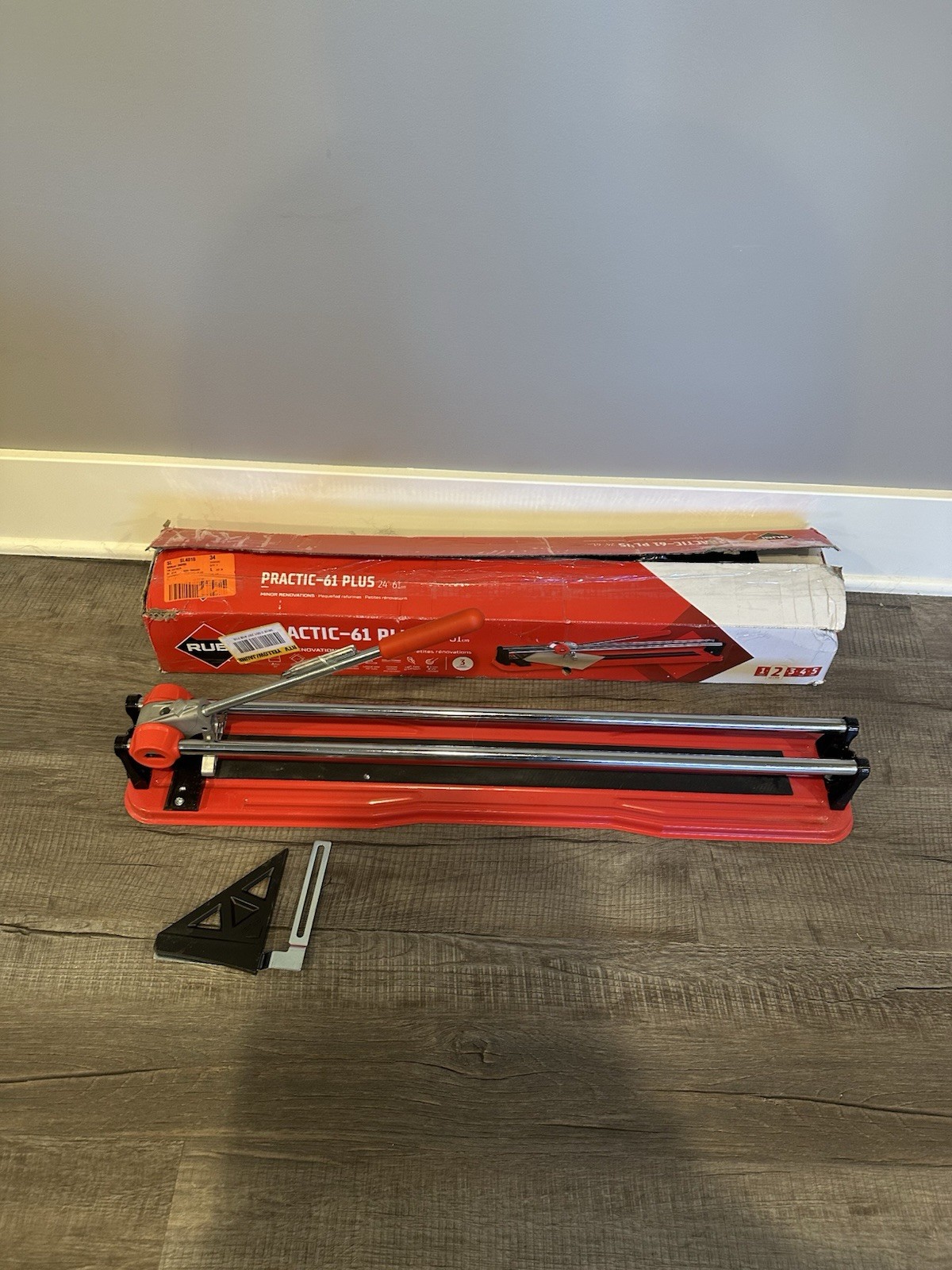 Rubi Practic 61 Plus-24 in. Tile Cutter with Tungsten Carbide Blade