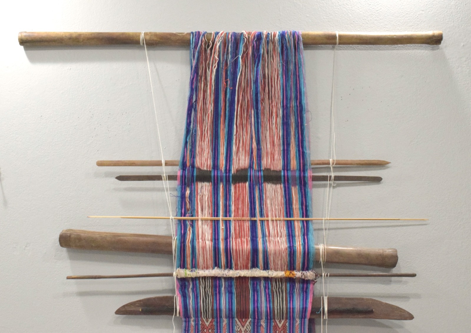 Indonesian Backstrap Wooden Loom