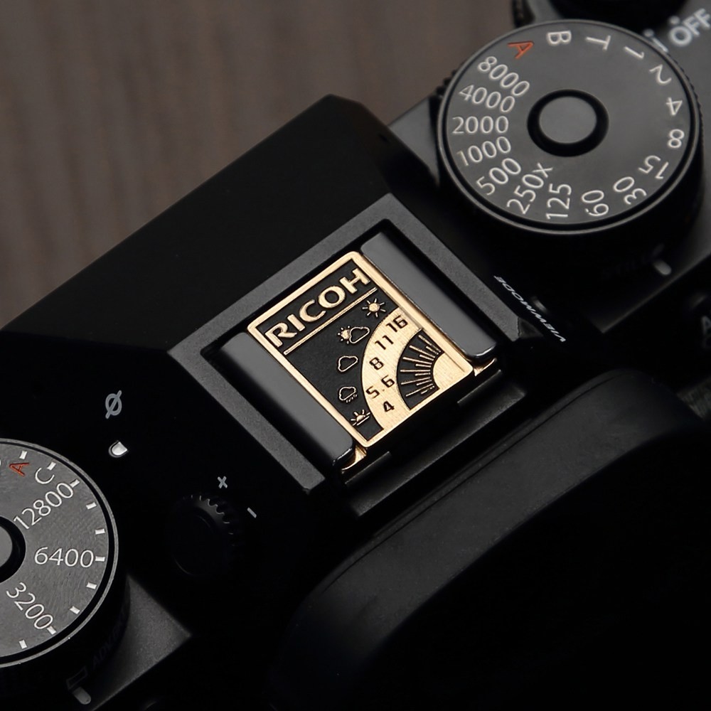 Metal Brass Camera Hot Shoe Cover Protect For Ricoh GR IV IIIx GR III