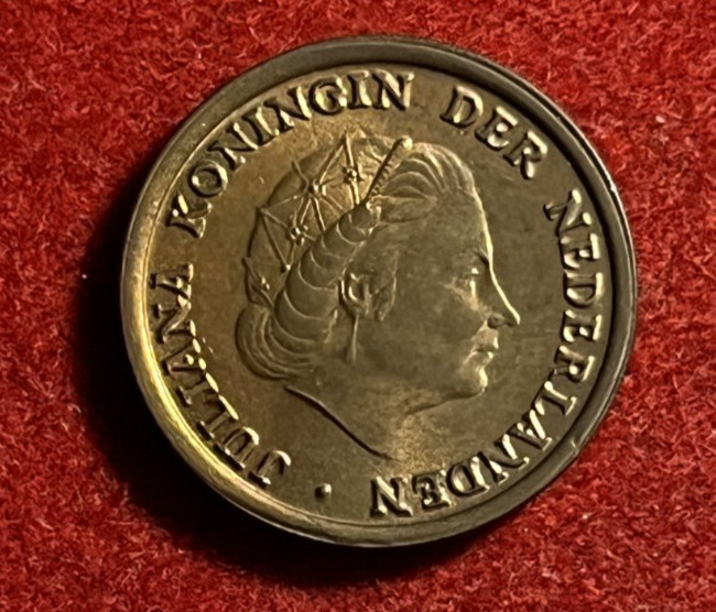 Netherlands Cent 1957 BU Bronze Coin KM#180 T11266