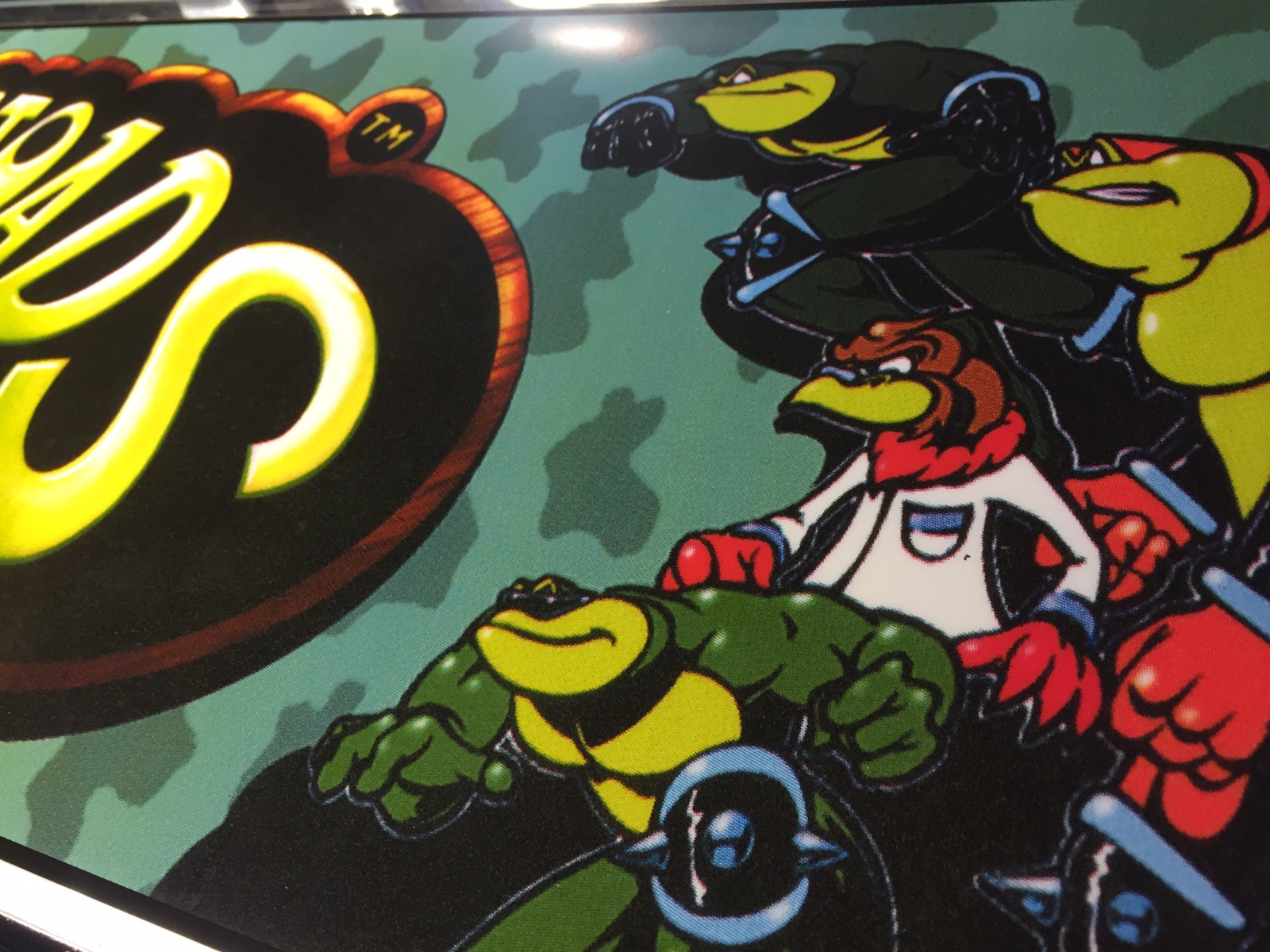 Battletoads Arcade Marquee 27" x 8"