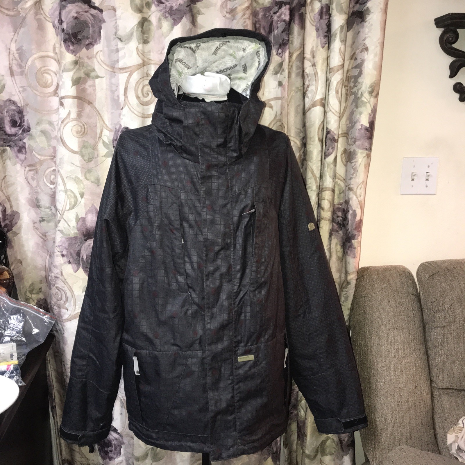 Ripzone. Snow Jacket RECCO  Avalanche Rescue Reflector  Jacket M/M Black Red +