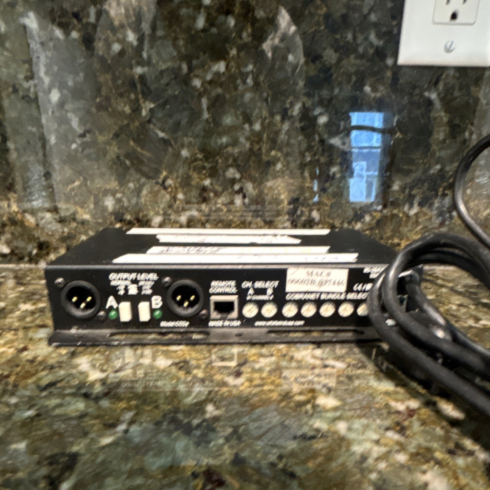 Whirlwind EMOD CO8A CobraNet Digital 2-Channel Rack Mount Output Module XLR Out