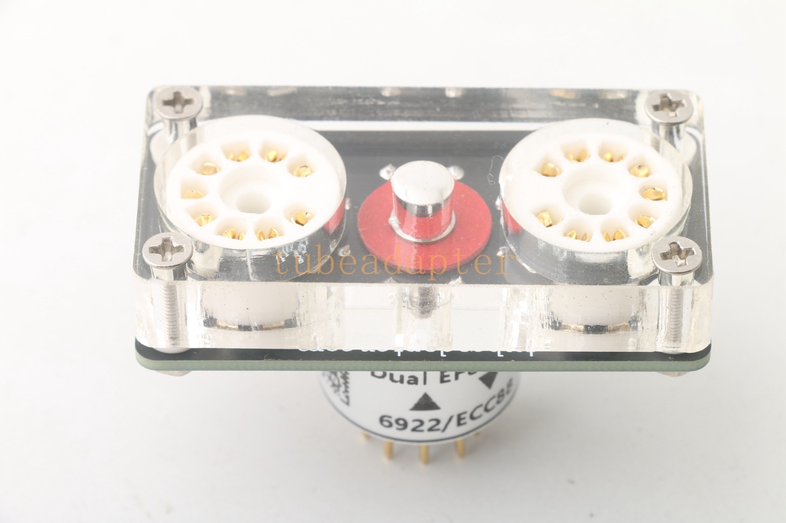 1pcs 6922 ECC88((Amp socket) TO Dual EF802 tube converter adapter