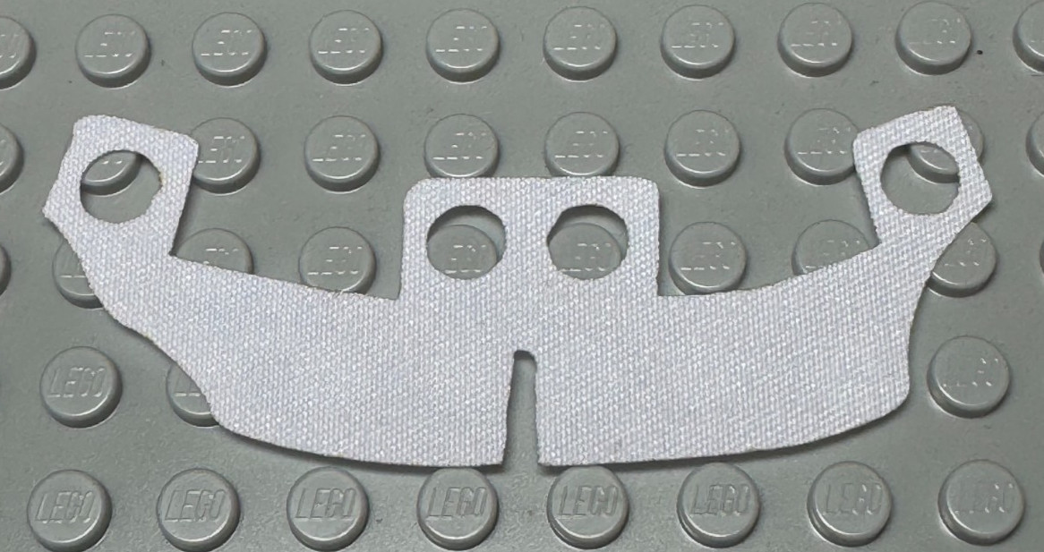 White Cloth Skirt/Hakama/Waist Cape For LEGO® Minifigures, Snowtroopers, Ninjas