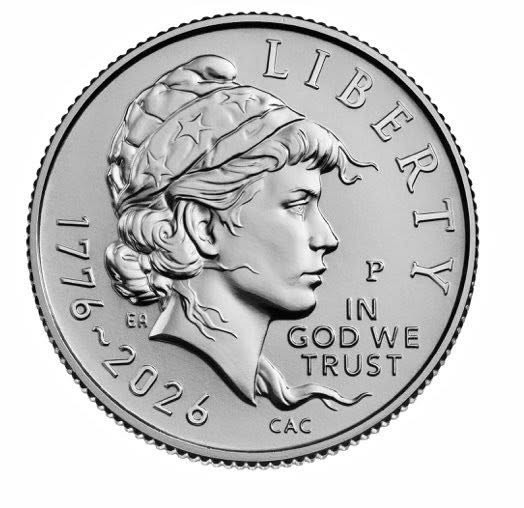 8 Rolls of 2026 P Philadelphia DIMES. Only Heads/Tails on roll ends. Free p&h
