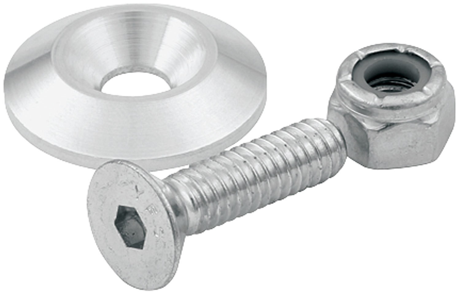 Allstar Performance    All18630 50    Countersunk Bolts  10 W 1In Washer 50Pk