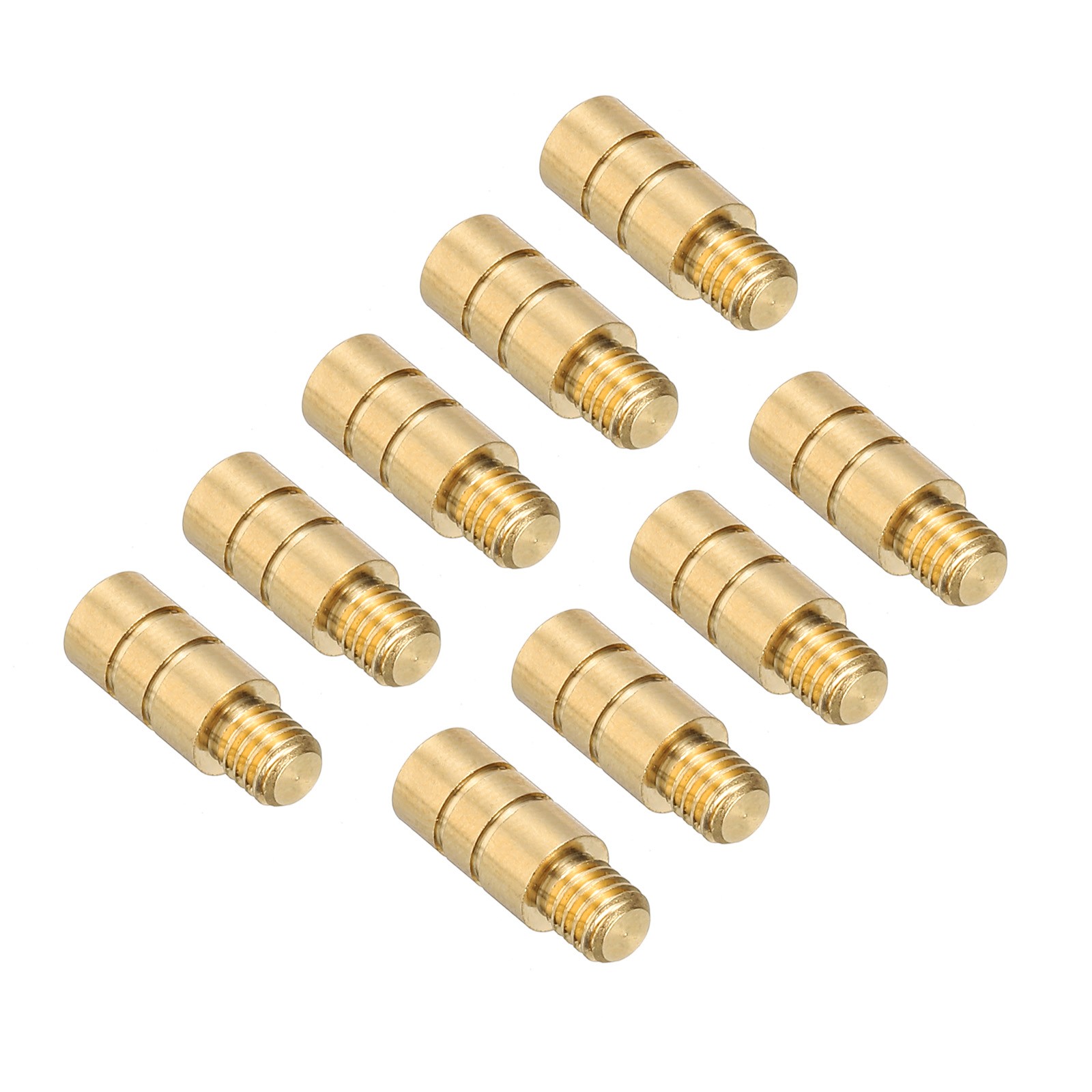 9Pcs Dart Weights 2g Brass Add Accentuator 2BA Thread Gold Tone