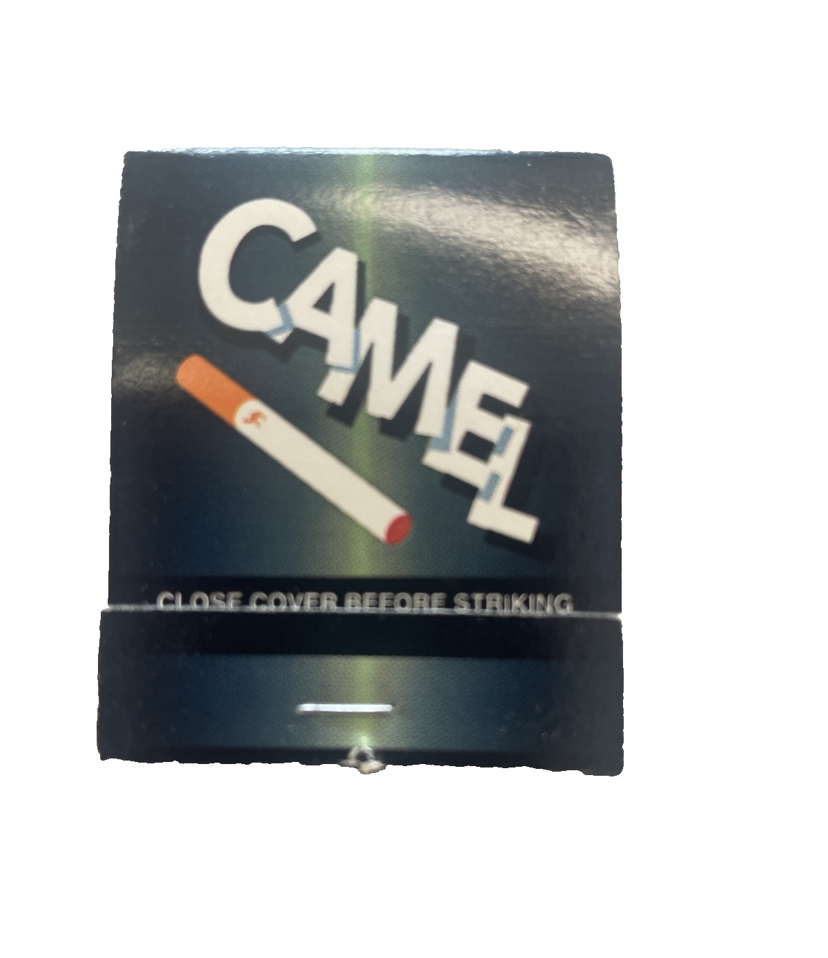 Vintage 1998 Camel Cigarettes Matchbook Unstruck RJRTC Black Tobacco Advertising