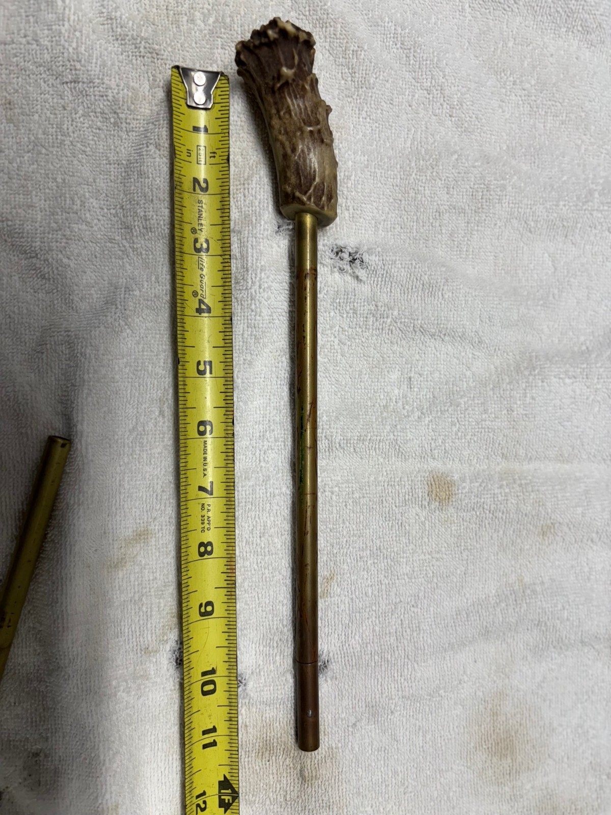 Vintage Muzzleloader Ball Starter Bullet Starter, Elk and Brass