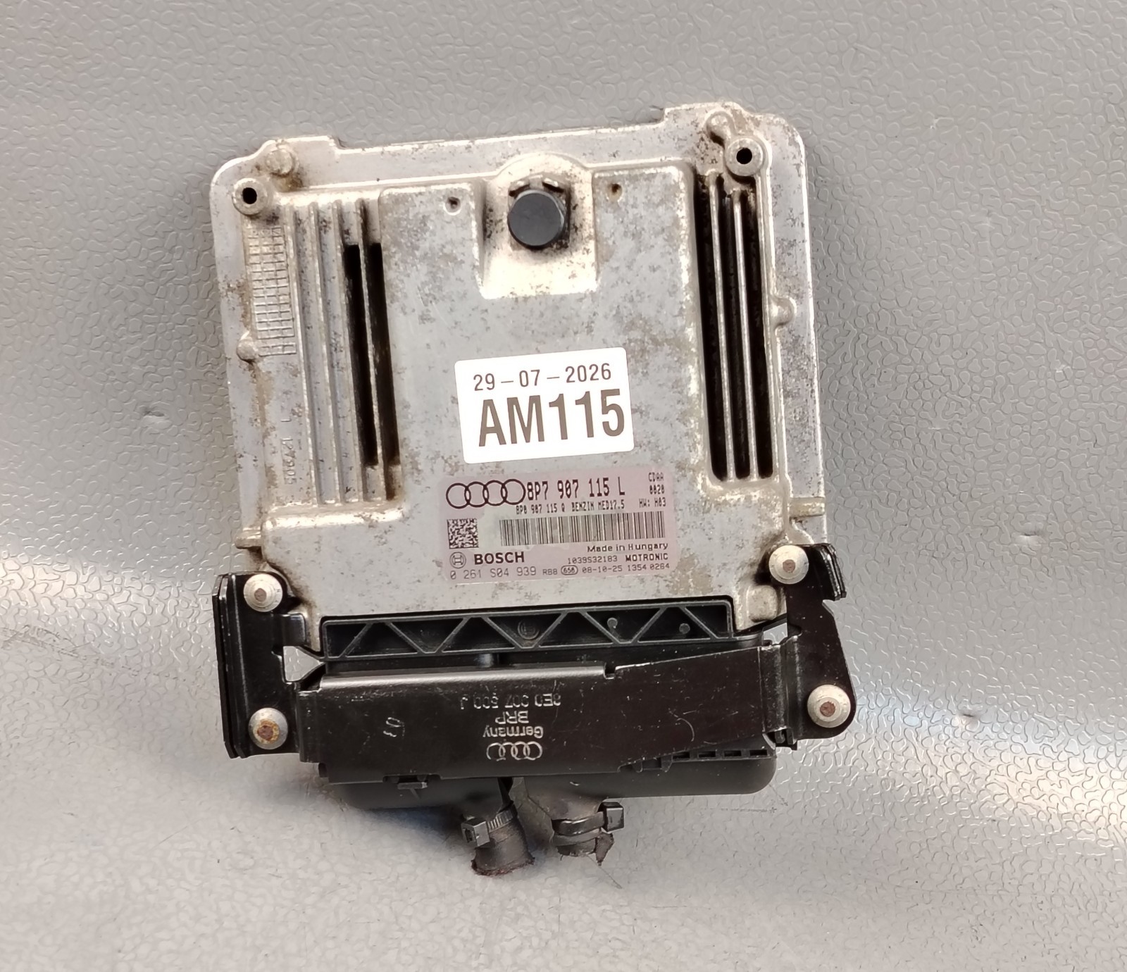 0261S04939 AUDI A3 1.8 TFSi SPORTSBACK QUATTRO 118KW ENGINE CONTROL MODULE ECM