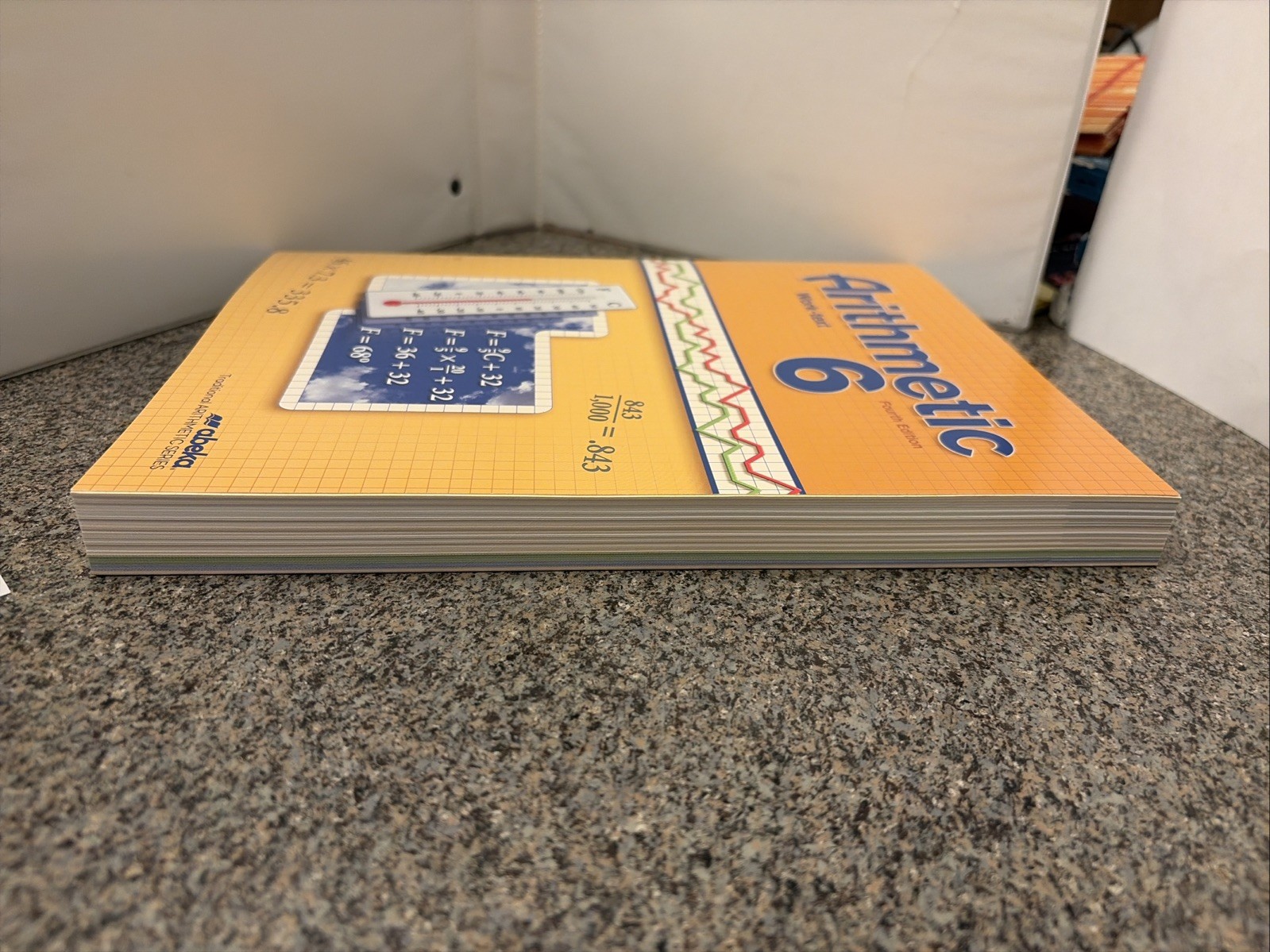 Abeka Arithmetic 6 Book Work Text Student Mathematic A Beka Homeschool 4th Ed