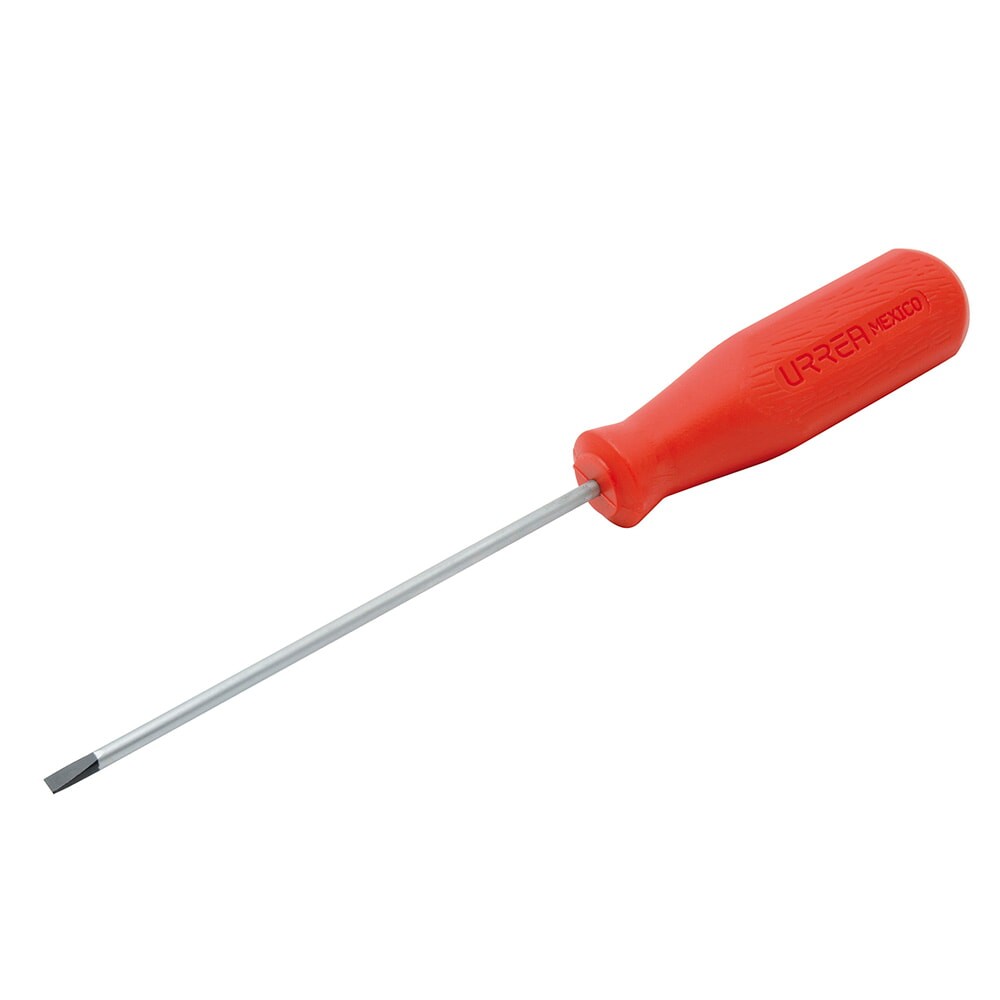 URR9632R R-Series Cabinet Screwdriver Round Shank, 3/16", 4", Red Handle