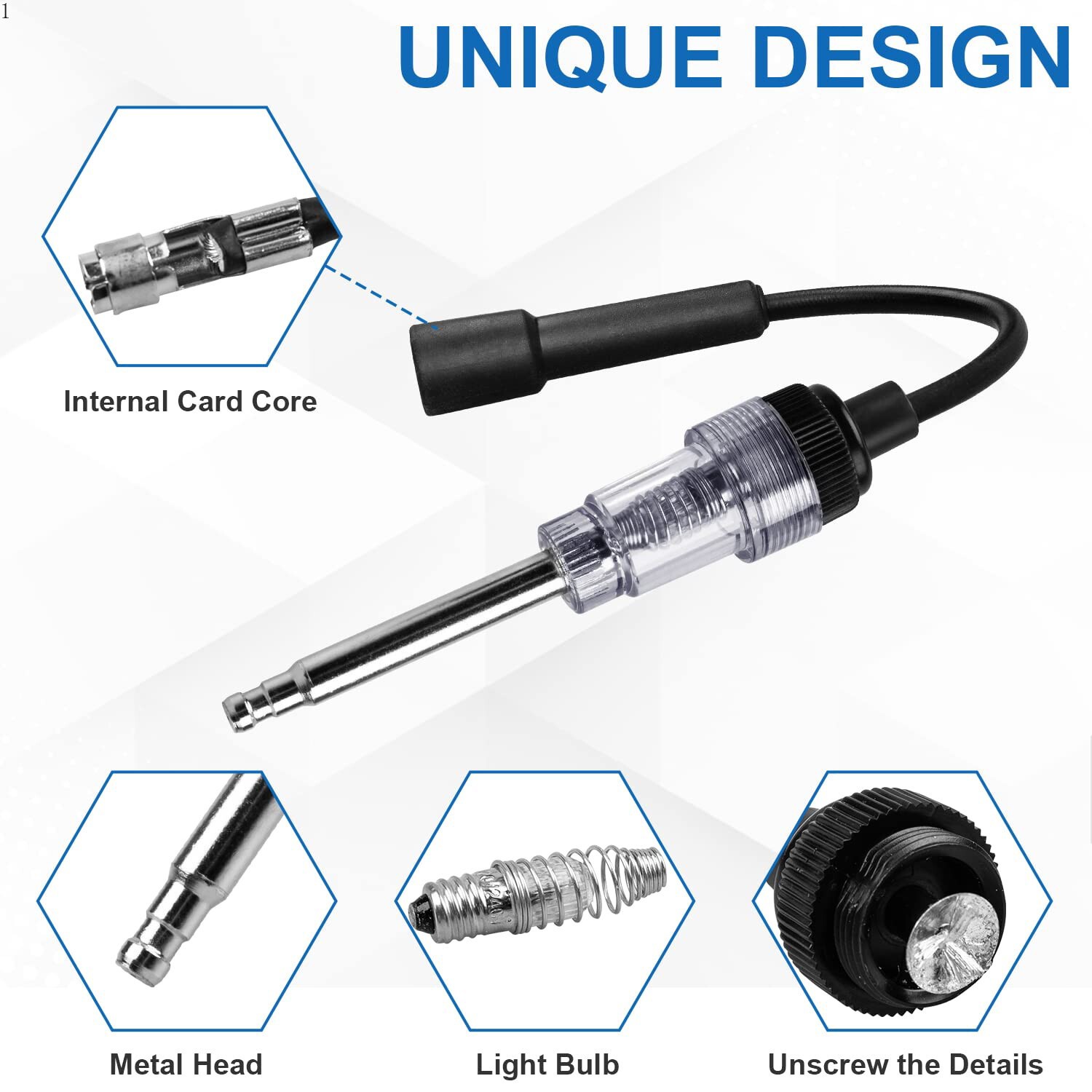 2 Pcs Inline Spark Plug Tester, Plug Engine Ignition Tester, Auto Motorcycle