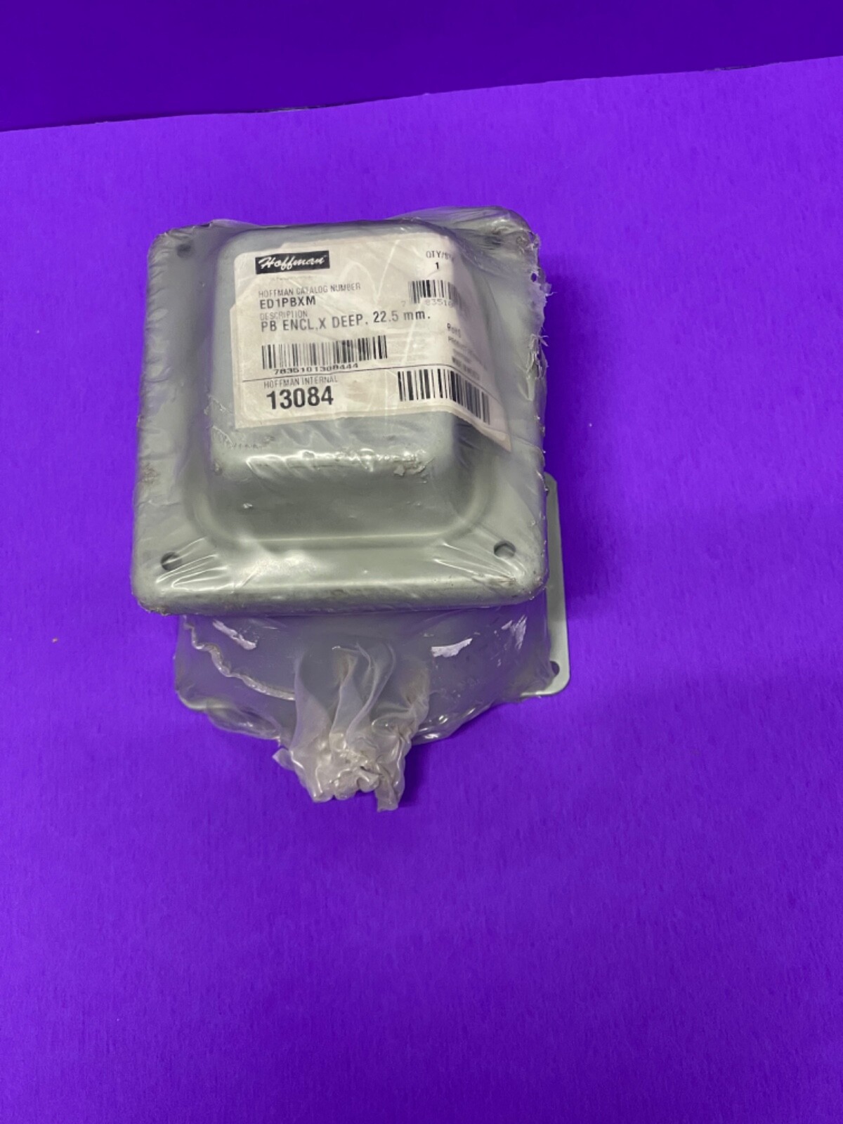 Hoffman ED1PBXM Push Button 22.5MM Enclosure