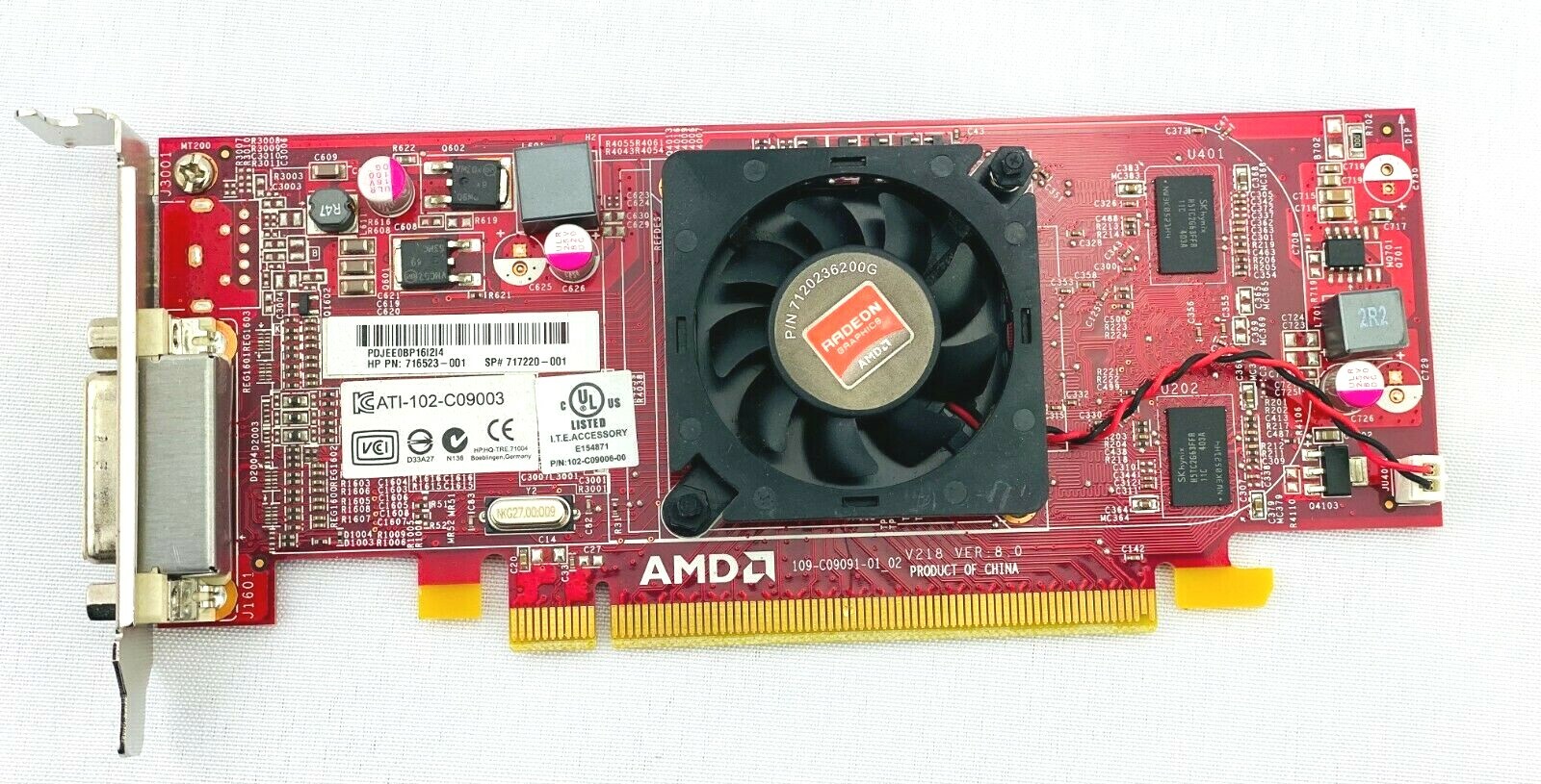 AMD Radeon HD 8350 GPU 1GB DDR3 PCIe Video Graphics Card Low Profile SFF DMS-59