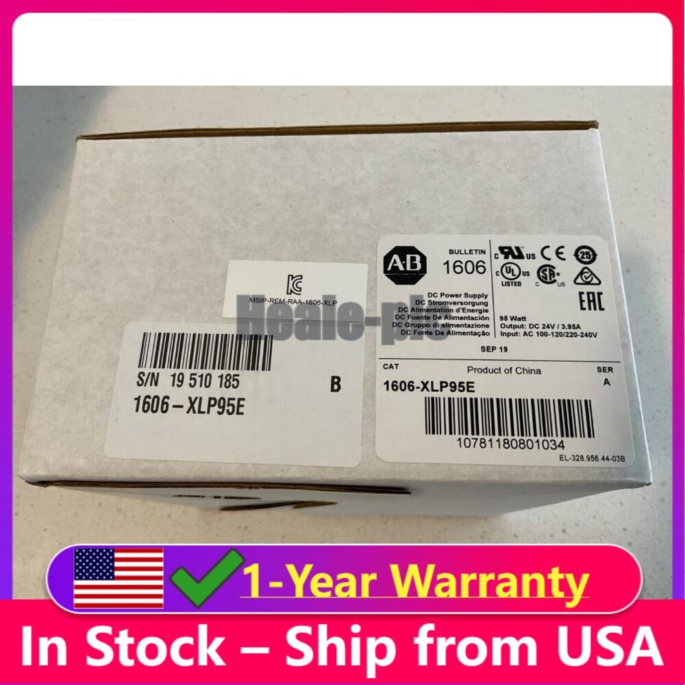 NEW Genuine Allen Bradley 1606-XLP95E DC Power Supply 95W Factory Packaged