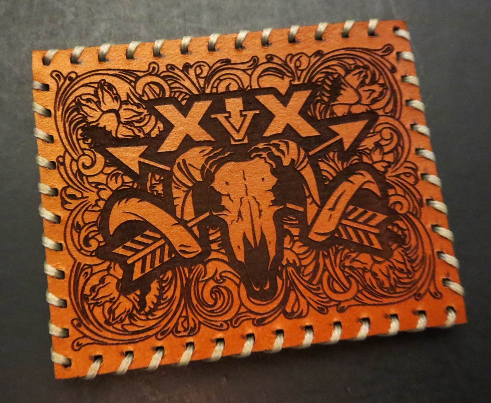 BCS x 519 SFG LEATHER PATCH BLACK CANYON SYSTEMS x 519th SPECIAL FORCES GROUP