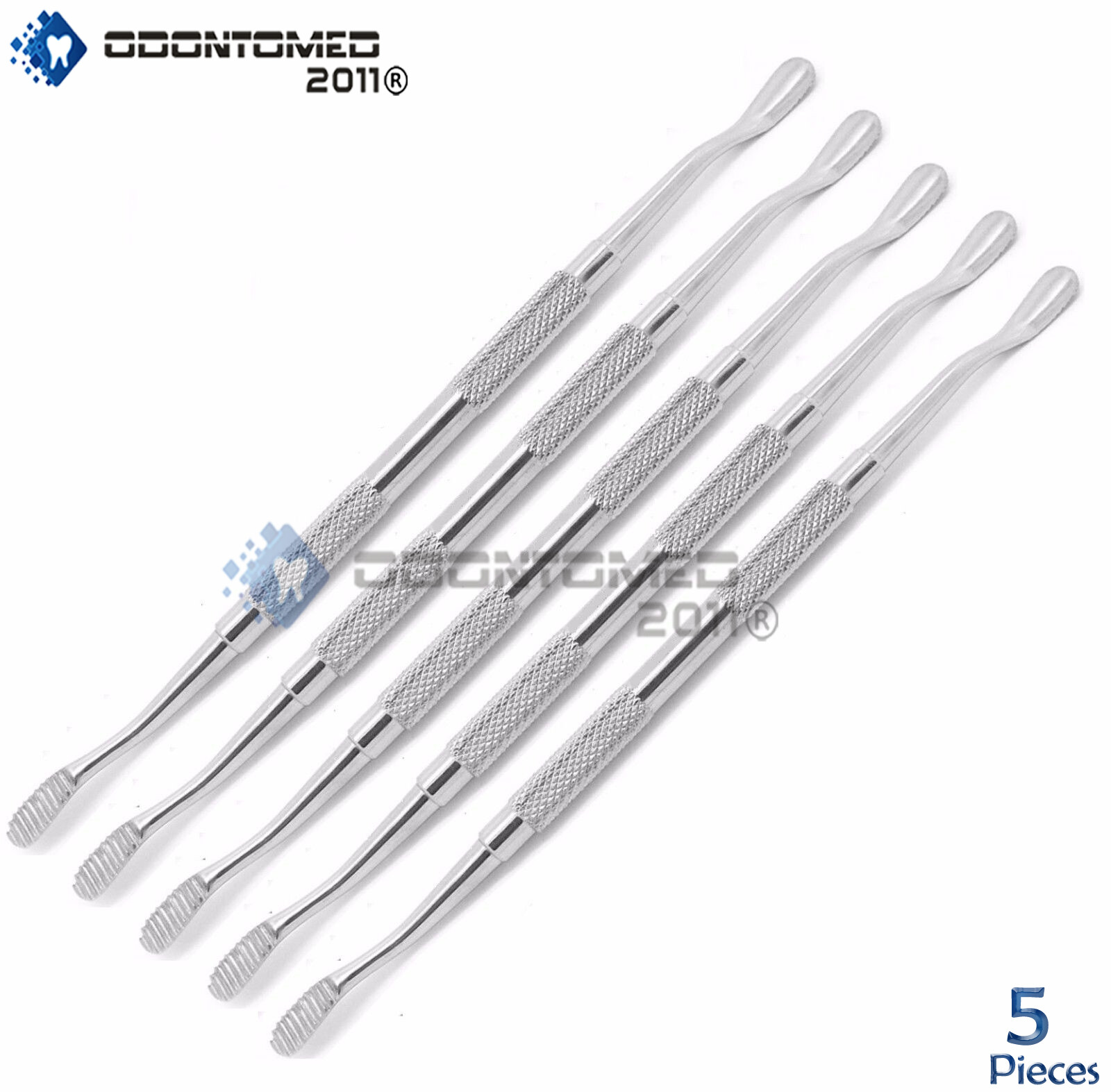 5x Bone File Miller #45 Double End Surgical Orthopedic High Quality