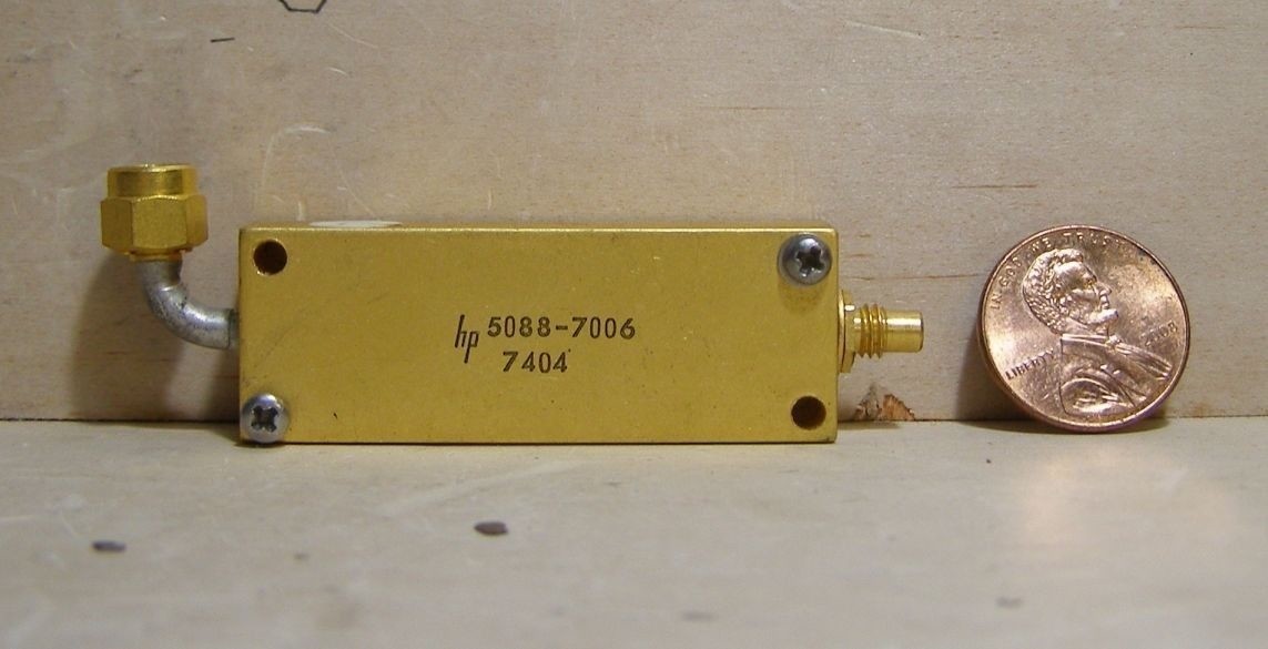 HP MODEL 5088-7006 MICROWAVE PART ... GOLD