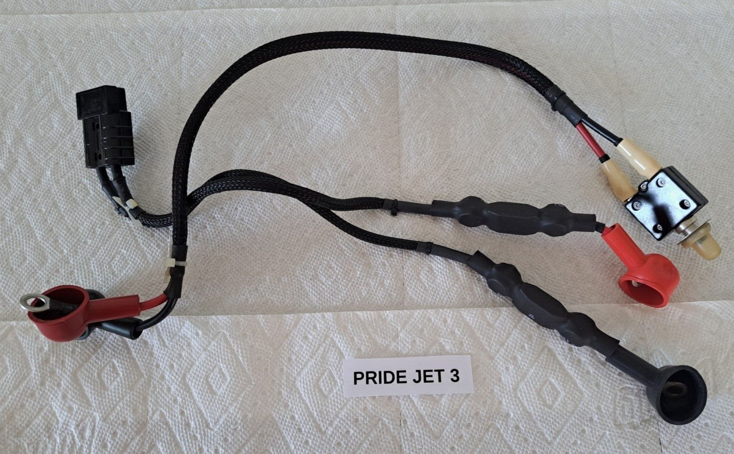 Pride Jet 3 Power Chair Battery Connections (DWR1054H001 & DWR1054H003)