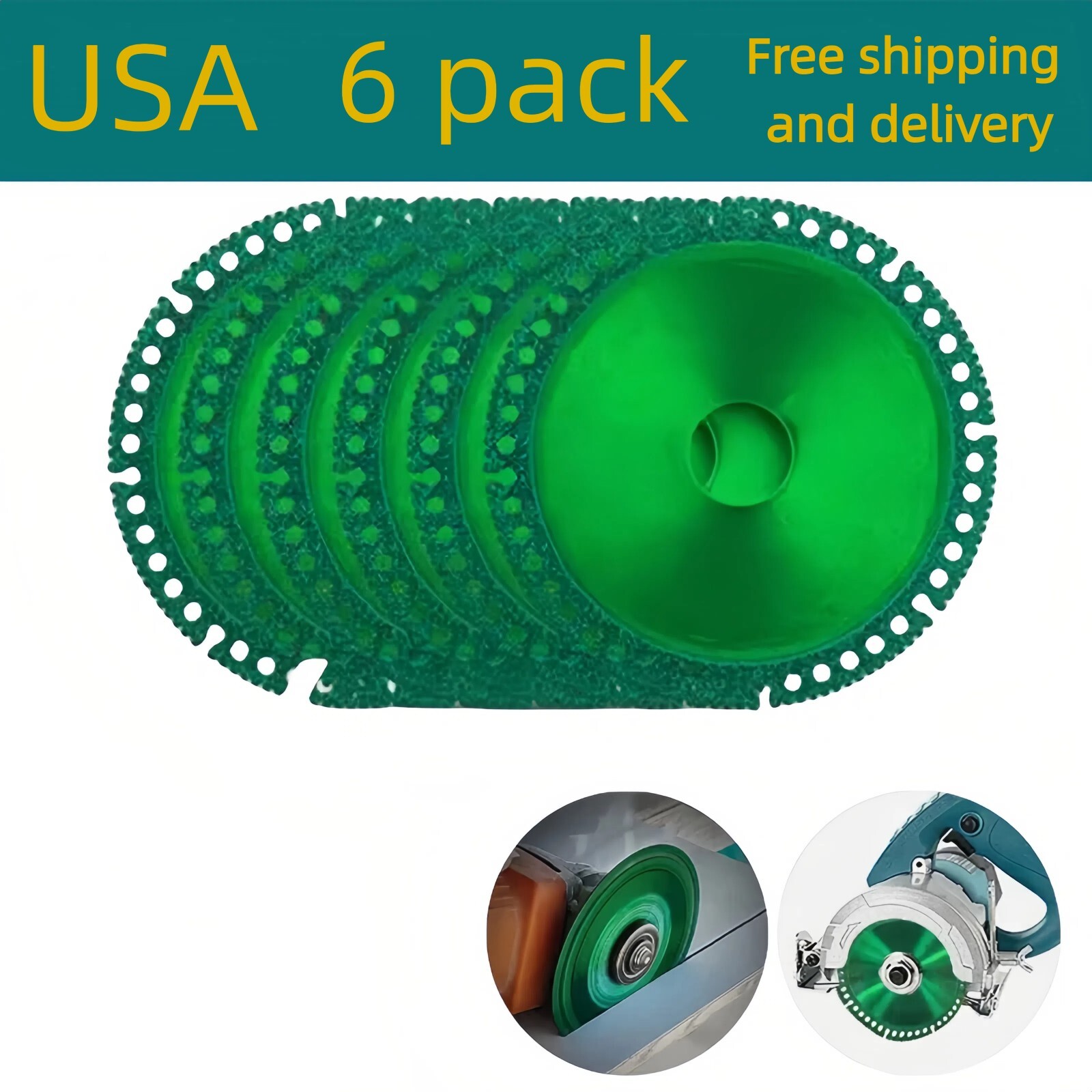 6 pcs 100mm Indestructible Disc for Grinder Indestructible Disc Cut Everything.