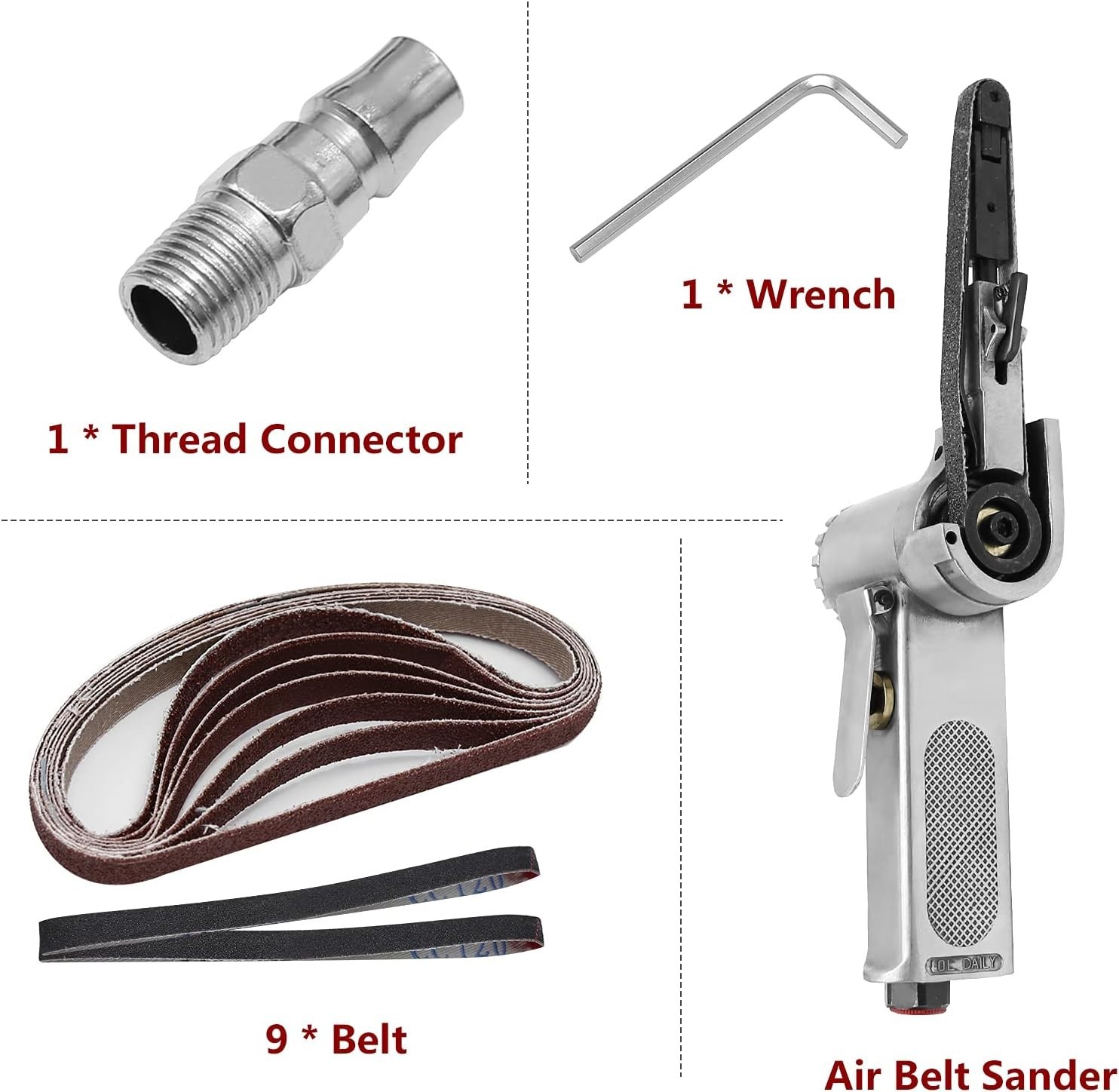 Mini Handheld Angle Grinder Industrial Pneumatic Tool Mini Air Belt Sander