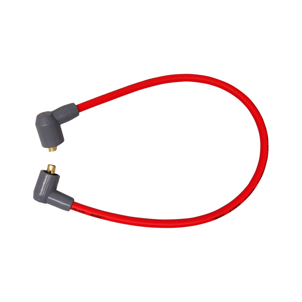 MSD Coil Wire 84049; Super Conductor, 8.5mm 18 in. Long, Red/Gray, Female/Socket