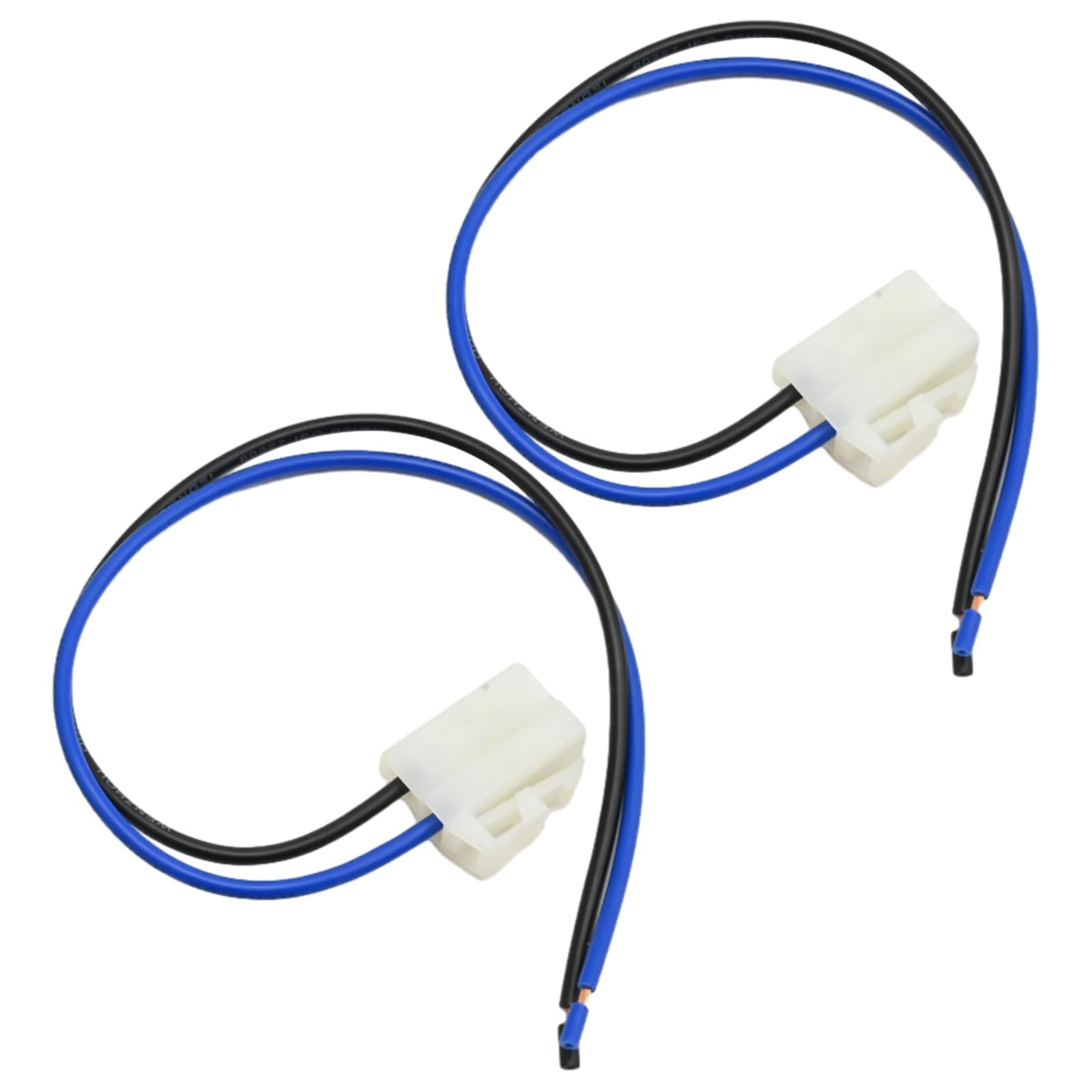 2 Pcs Universal Electric Cooling Fan Pigtail Plug, Automotive 2 Terminal Repl...