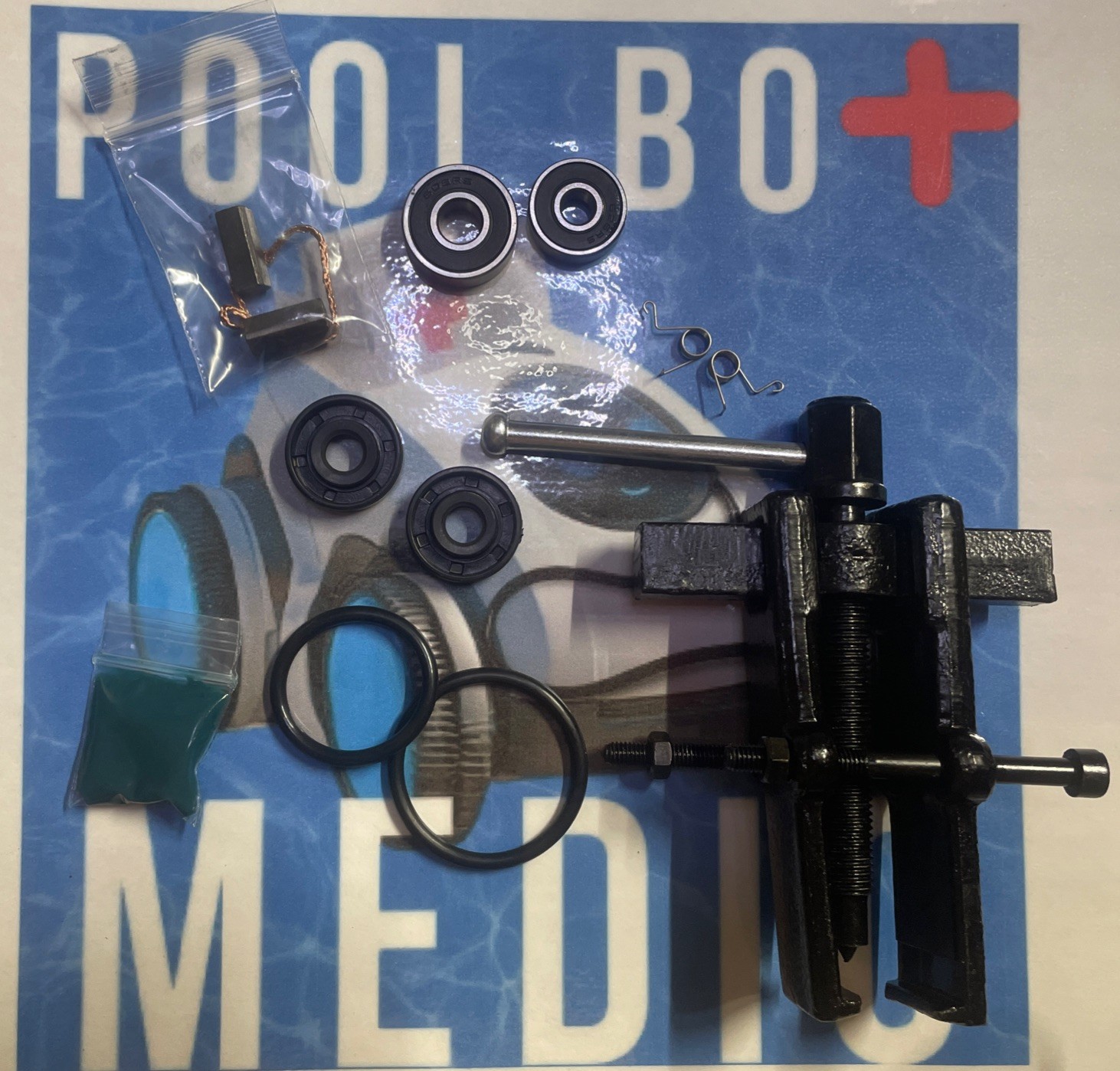 REBUILD KIT DOLPHIN IMPELLER MOTOR SEAL BEARING Puller Spring 63zy100-18 5500044