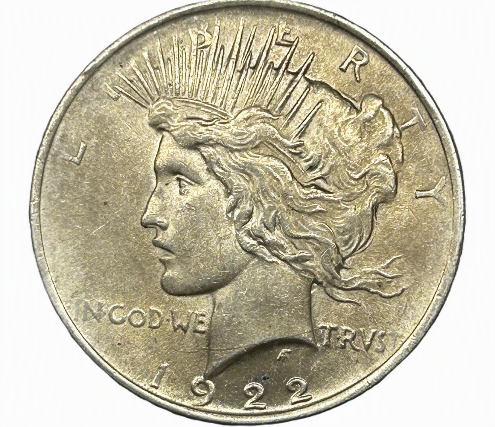 1922 US Silver Peace Dollar $1 -