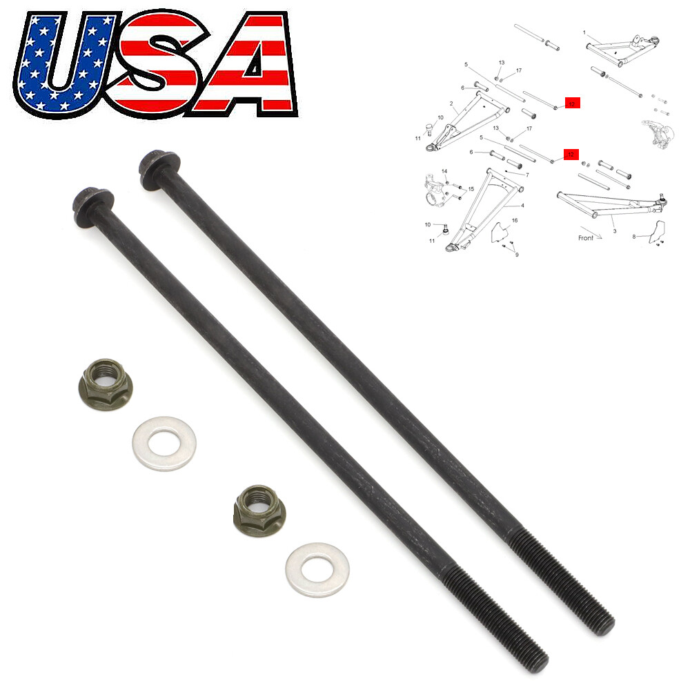 For Polaris RZR Ranger 570 800 900 Front Control A-Arm Bolt,Nut,Washer 7519087