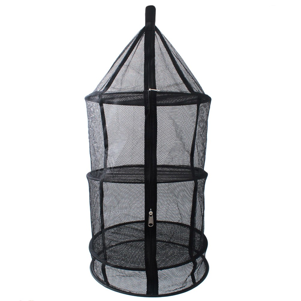 1Pcs Reusable Black Hanging Drying Net Mesh for Quick Drying and Storage