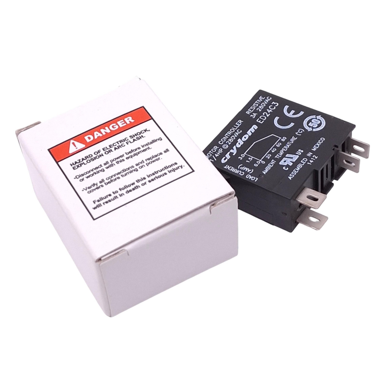Crydom ED24C3 Solid State Relay, SPST-NO, 3A 280VAC Max, 18-32VDC Input