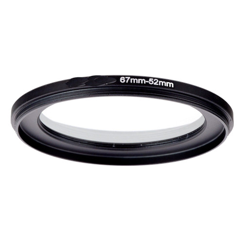 67-52 ADAPTER RING ALLOWS 52MM LENSES TO BE USED ON 67MM THREAD LENSES