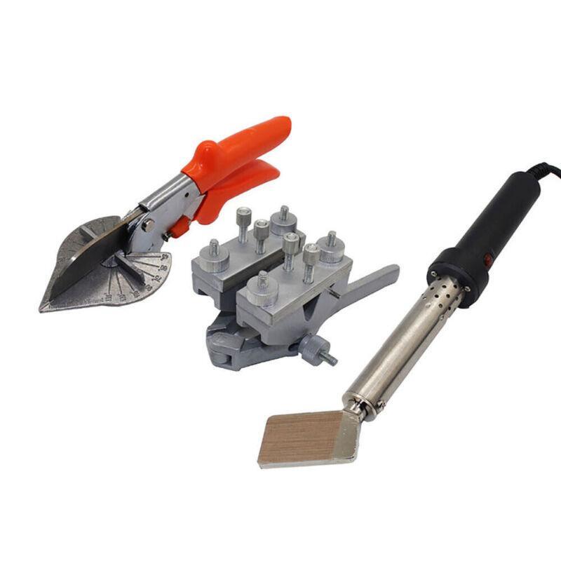 Round Belt Welding Clamp+Scissor+Soldering Iron with Coating Butt Welding