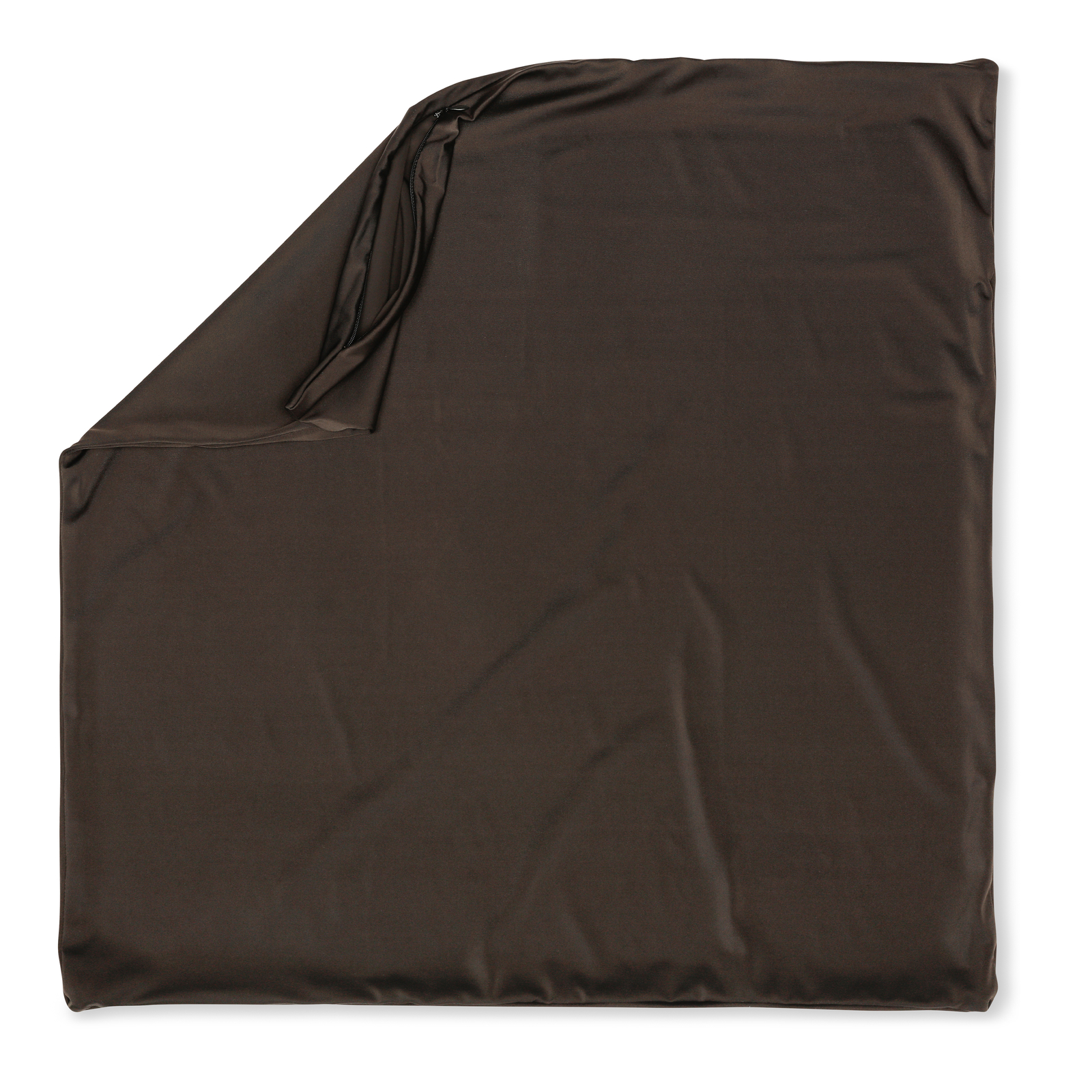18" x 18" Cover Throw Pillowcases - 85/15 Nylon/Spandex Silky Black