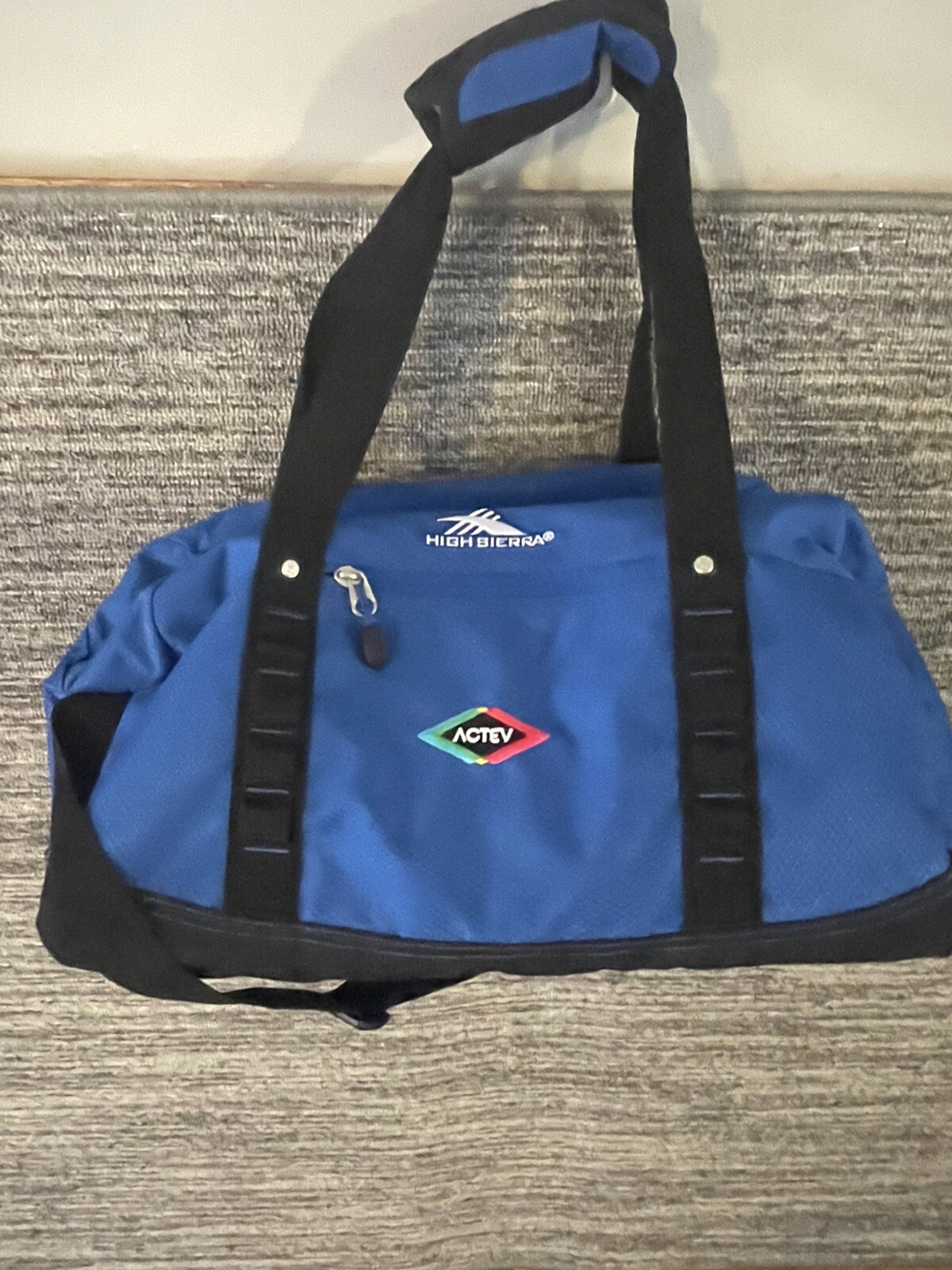 High Sierra Red Free Throw 21.5" Duffel Bag With “Actev” logo