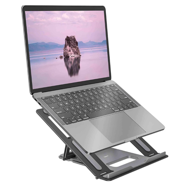 Foldable Laptop Stand Aluminum Alloy with Angle Adjustment