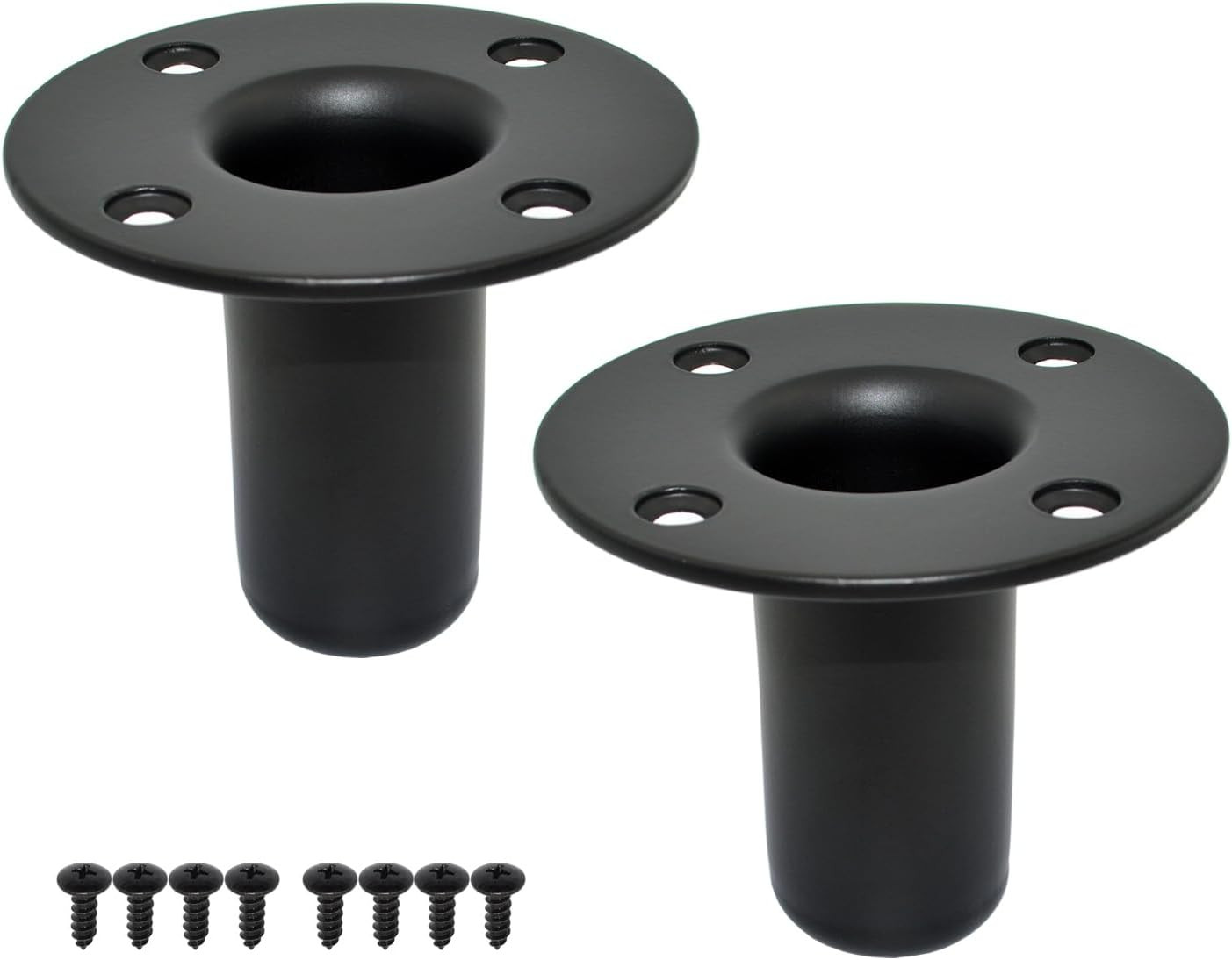 Speaker Stand Top Hat 4.13"x3.29" ，Metal Speaker Cabinet Pole Mount， PA/DJ Tripo