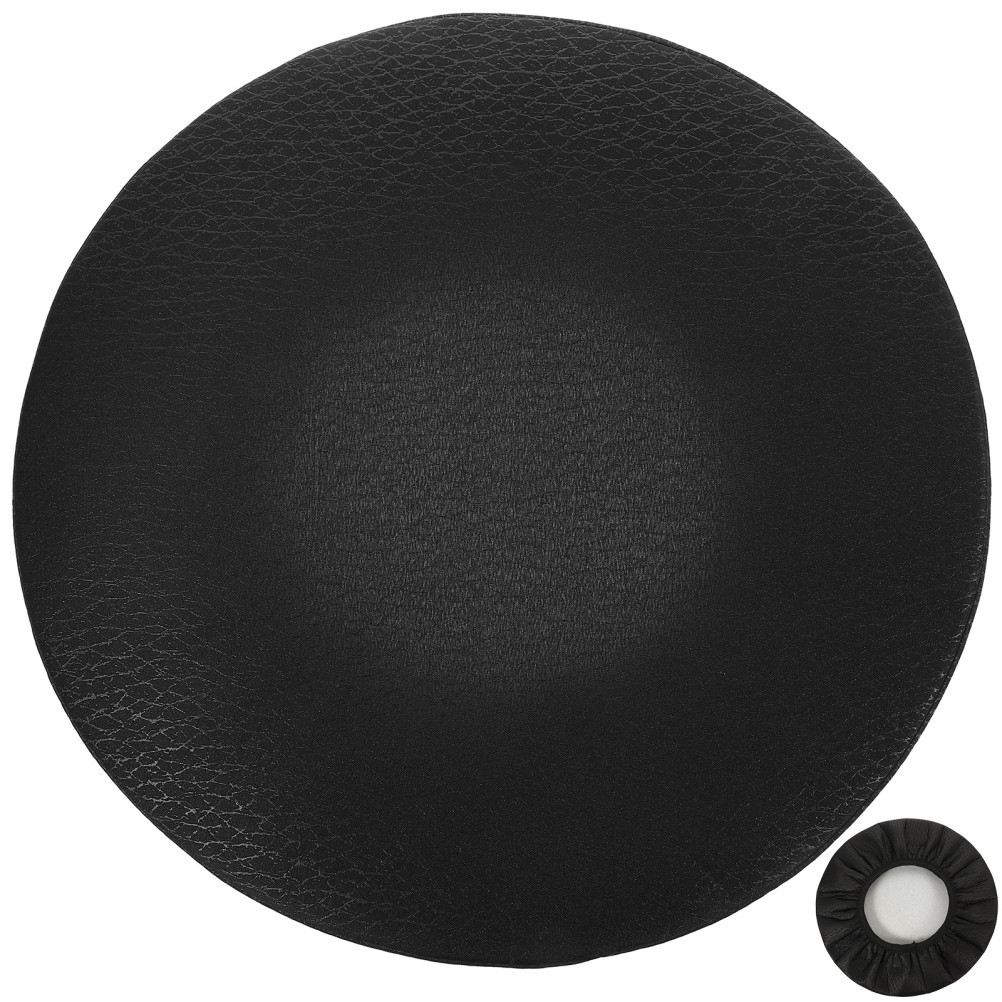 Round Black Stool Cushion Cover Elastic Comfortable Protector