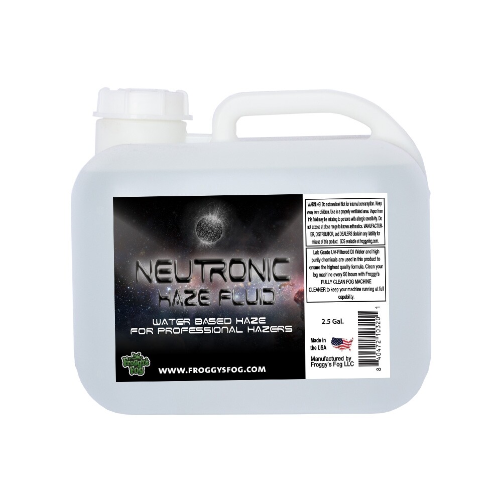 Froggy's Fog - Neutronic Haze Fluid - Long Hang Time