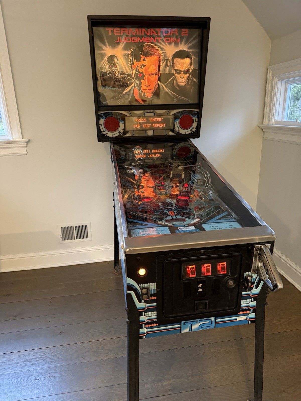 1991 Williams Terminator 2 Pinball Machine