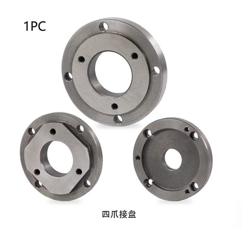 1PC 100/125/160mm Four Jaw Adapter Plate C-type Lathe Flange Lathe Accessories