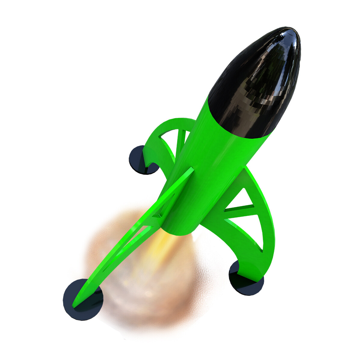 Estes Flying Model Rocket Kit Luna Bug EST 0816