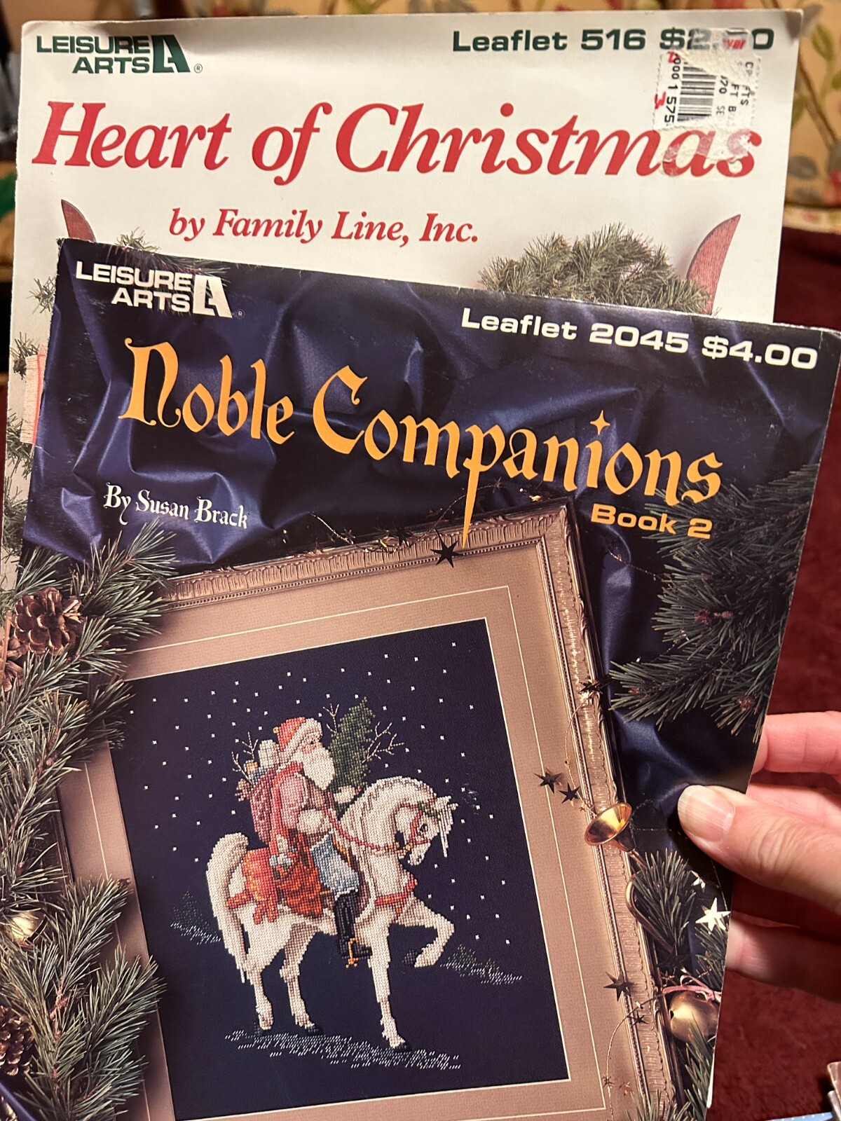 Various Cross Stitch Leaflets Christmas, Holidays, and Winter U-PICK Some OOP
