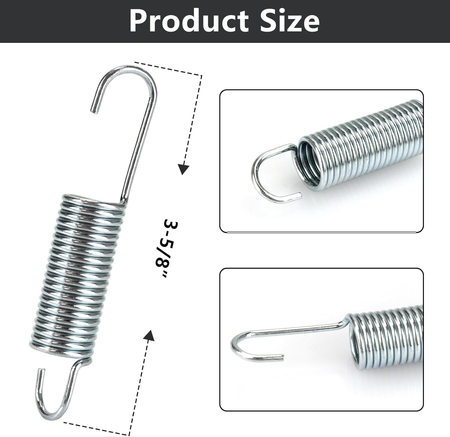 3-5/8 inch Replacement Recliner Chair Mechanism Furniture Tension Springs Long N